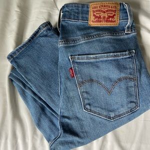 Levi’s high rise skinny jeans